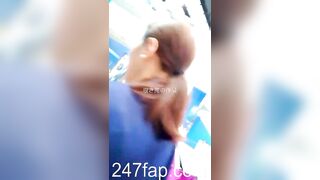 Low Angle Peeping Voyeur with Face Chinese Upskirt Young Girl 219