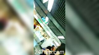 Panty Voyeur Upskirt with Face Young Amateur Chinese Asian Girl in Public 222x