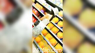 Mini Skirt Spy Voyeur with Face Young Amateur Chinese Asian Girl 225x