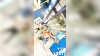 Panty Voyeur Upskirt with Face Young Amateur Chinese Asian Girl in Public 227