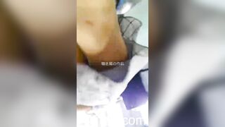 Low Angle Peeping Voyeur with Face Young Amateur Chinese Asian Girl in Public 235