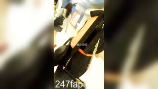 Under Skirt Record Voyeur with Face Young Amateur Chinese Asian Girl in Public 238