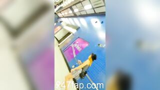 Under Skirt Record Voyeur with Face Young Amateur Chinese Asian Girl in Public 241