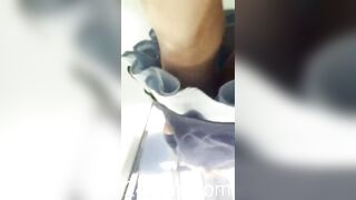 Panty Voyeur Upskirt with Face Young Amateur Chinese Asian Girl in Public 243