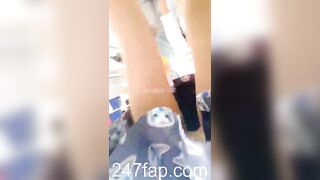 Mini Skirt Spy Voyeur with Face Young Amateur Chinese Asian Girl 251