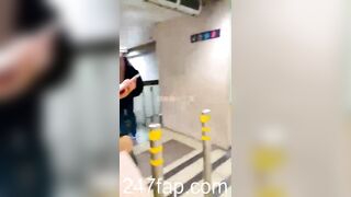 Panty Voyeur Upskirt with Face Young Amateur Chinese Asian Girl in Public 259