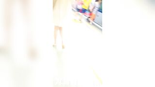 Under Skirt Record Voyeur with Face Young Amateur Chinese Asian Girl in Public 264