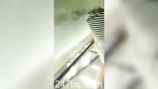 Panty Voyeur Upskirt with Face Young Amateur Chinese Asian Girl in Public 265