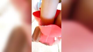 Panty Voyeur Upskirt with Face Young Amateur Chinese Asian Girl in Public 270