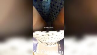 Panty Under Short Skirt Voyeur with Face Young Amateur Chinese Asian Girl 2