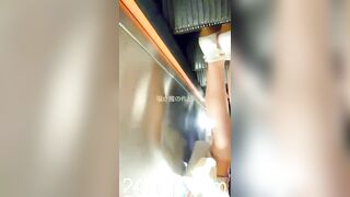 Under Skirt Record Voyeur with Face Young Amateur Chinese Asian Girl in Public 280