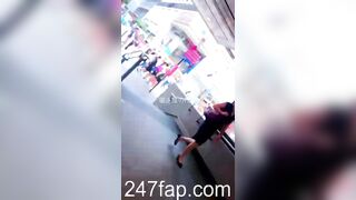 Panty Under Short Skirt Voyeur with Face Young Amateur Chinese Asian Girl 283