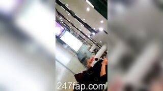 Mini Skirt Spy Voyeur with Face Young Amateur Chinese Asian Girl 289