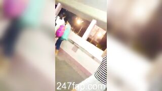 Under Skirt Record Voyeur with Face Young Amateur Chinese Asian Girl in Public 290