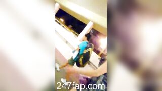 Panty Under Short Skirt Voyeur with Face Young Amateur Chinese Asian Girl 302