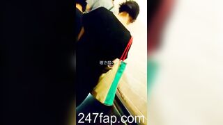 Mini Skirt Spy Voyeur with Face Young Amateur Chinese Asian Girl 317