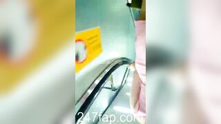 Panty Under Short Skirt Voyeur with Face Young Amateur Chinese Asian Girl 323