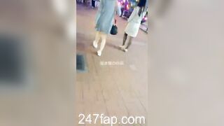 Mini Skirt Spy Voyeur with Face Young Amateur Chinese Asian Girl 338