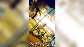 Low Angle Peeping Voyeur with Face Young Amateur Chinese Asian Girl in Public 349