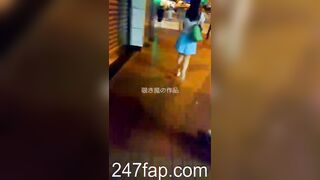 Panty Under Short Skirt Voyeur with Face Young Amateur Chinese Asian Girl 356x