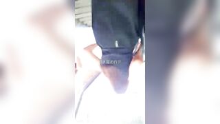 Panty Voyeur Upskirt with Face Young Amateur Chinese Asian Girl in Public 360