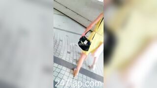 Panty Under Short Skirt Voyeur with Face Young Amateur Chinese Asian Girl 364