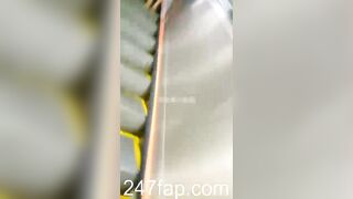 Panty Voyeur Upskirt with Face Young Amateur Chinese Asian Girl in Public 368x