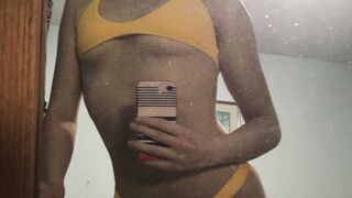 Slim Hot Asian Chinese Amateur Leaked Selfie Naked Playing her Small Tits