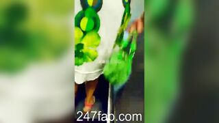 Under Skirt Record Voyeur with Face Young Amateur Chinese Asian Girl in Public 396