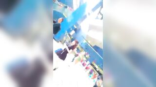 Panty Voyeur Upskirt with Face Young Amateur Chinese Asian Girl in Public 399