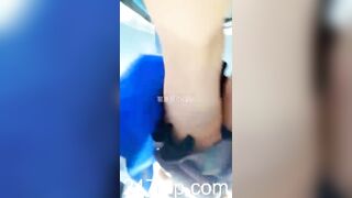 Panty Voyeur Upskirt with Face Young Amateur Chinese Asian Girl in Public 399