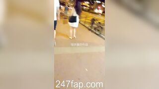 Mini Skirt Spy Voyeur with Face Young Amateur Chinese Asian Girl 423x