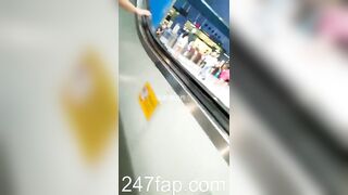 Panty Under Short Skirt Voyeur with Face Young Amateur Chinese Asian Girl 424