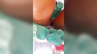 Mini Skirt Spy Voyeur with Face Young Amateur Chinese Asian Girl 445