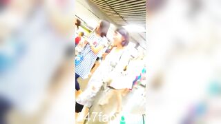 Mini Skirt Spy Voyeur with Face Young Amateur Chinese Asian Girl 450x