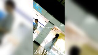 Panty Under Short Skirt Voyeur with Face Young Amateur Chinese Asian Girl 461