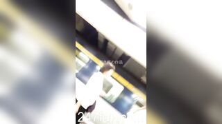 Under Skirt Record Voyeur with Face Young Amateur Chinese Asian Girl in Public 468