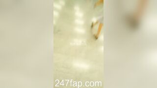 Under Skirt Record Voyeur with Face Young Amateur Chinese Asian Girl in Public 473x