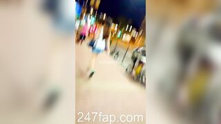 Panty Under Short Skirt Voyeur with Face Young Amateur Chinese Asian Girl 475x