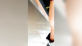 Under Skirt Record Voyeur with Face Young Amateur Chinese Asian Girl in Public 478