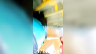 Low Angle Peeping Voyeur with Face Young Amateur Chinese Asian Girl in Public 481