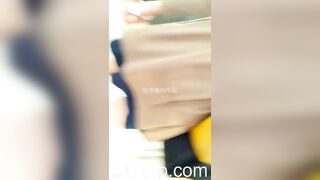 Panty Under Short Skirt Voyeur with Face Young Amateur Chinese Asian Girl 485x