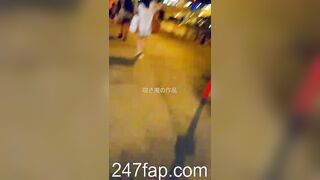 Panty Under Short Skirt Voyeur with Face Young Amateur Chinese Asian Girl 489x