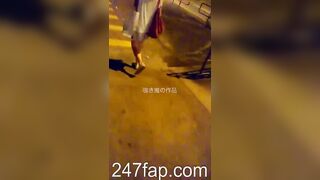Panty Under Short Skirt Voyeur with Face Young Amateur Chinese Asian Girl 489x