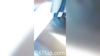 Panty Under Short Skirt Voyeur with Face Young Amateur Chinese Asian Girl 490x