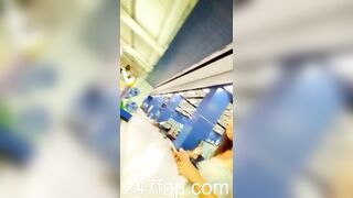 Under Skirt Record Voyeur with Face Young Amateur Chinese Asian Girl in Public 492x