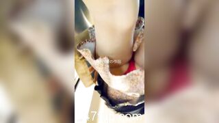 Under Skirt Record Voyeur with Face Young Amateur Chinese Asian Girl in Public 494x