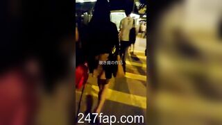 Under Skirt Record Voyeur with Face Young Amateur Chinese Asian Girl in Public 494x