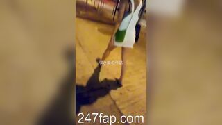 Panty Voyeur Upskirt with Face Young Amateur Chinese Asian Girl in Public 497x