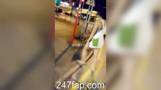 Panty Voyeur Upskirt with Face Young Amateur Chinese Asian Girl in Public 497x
